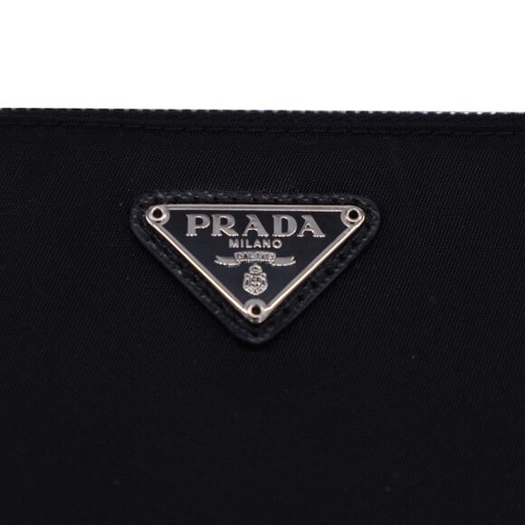 Prada Clutch Bag in Black Nylon - Picture 2 of 8